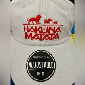 Disney The Lion King ‘Hakuna Matata’ Cap Hat White